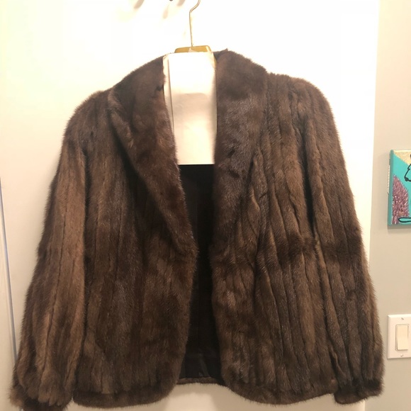 Jackets & Blazers - Vintage Mink Fur Jacket